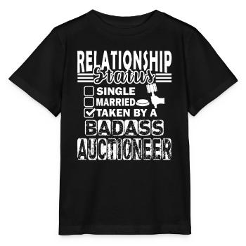 Auctioneer Relationship Status - Stanley/Stella MINI CREATOR Kids’ T-Shirt - black - Front - Mikhail (115cm)