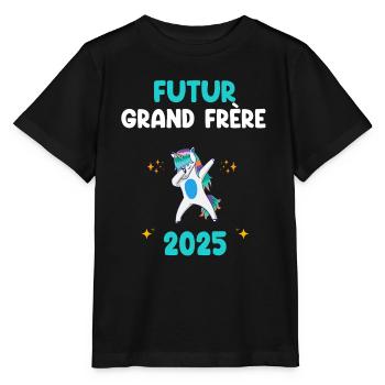 Future big brother 2025 unicorn dab pregnancy - Stanley/Stella MINI CREATOR Kids’ T-Shirt - black - Front - Mikhail (115cm)