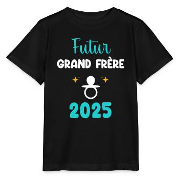 Future big brother 2025 pacifier announcement pregnancy - Stanley/Stella MINI CREATOR Kids’ T-Shirt - black - Front - Mikhail (115cm)