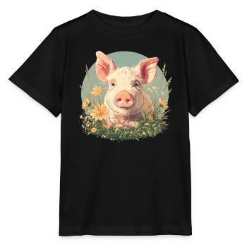 Cochon Cochon - T-shirt bio MINI CREATOR Stanley/Stella Enfant - noir - Devant - Mikhail (115cm)