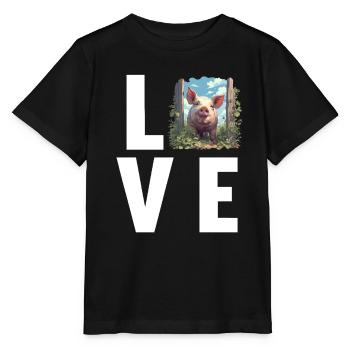 Cochon Cochon - T-shirt bio MINI CREATOR Stanley/Stella Enfant - noir - Devant - Mikhail (115cm)