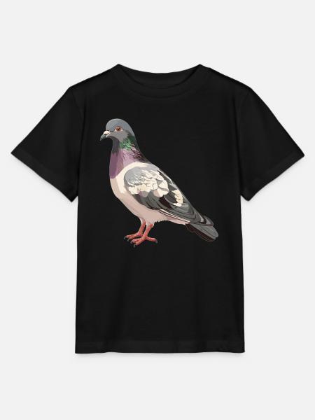 Duiven Duif - Stanley/Stella Kinder-T-shirt MINI CREATOR  - zwart