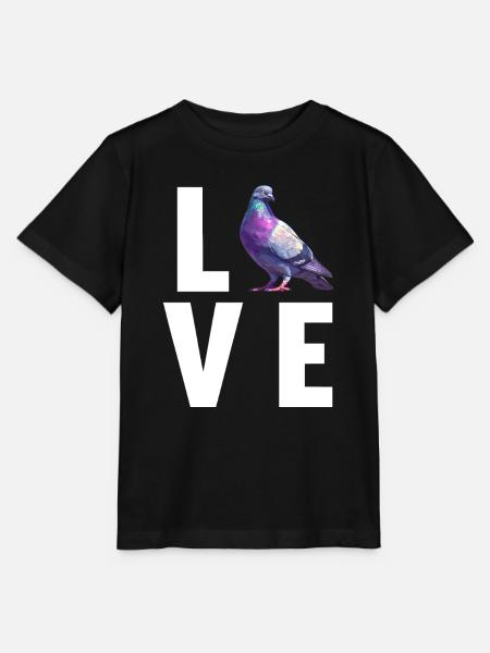 Tauben Taube - Stanley/Stella Kinder T-Shirt MINI CREATOR  - Schwarz