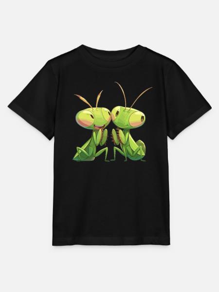 Gottesanbeterinnenen Gottesanbeterin - Stanley/Stella Kinder T-Shirt MINI CREATOR  - Schwarz
