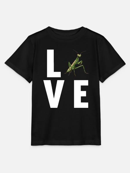 Gottesanbeterinnenen Gottesanbeterin - Stanley/Stella Kinder T-Shirt MINI CREATOR - Schwarz