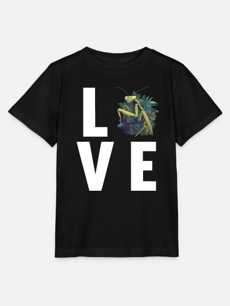 Gottesanbeterinnenen Gottesanbeterin - Stanley/Stella Kinder T-Shirt MINI CREATOR  - Schwarz