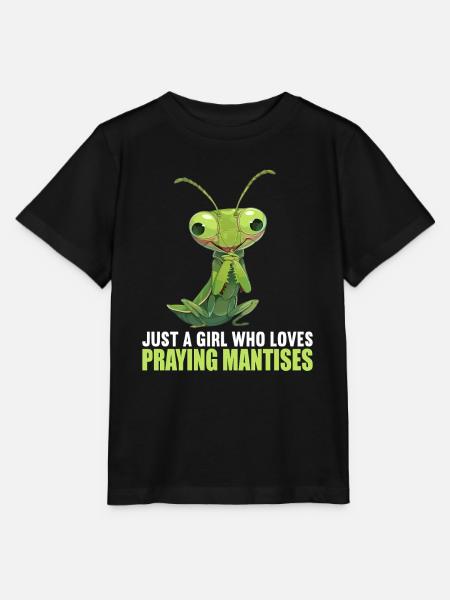 Gottesanbeterinnenen Gottesanbeterin - Stanley/Stella Kinder T-Shirt MINI CREATOR  - Schwarz