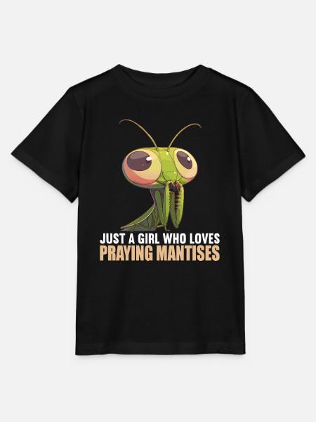Gottesanbeterinnenen Gottesanbeterin - Stanley/Stella Kinder T-Shirt MINI CREATOR - Schwarz