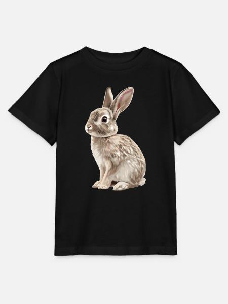 Hasen Hase - Stanley/Stella Kinder T-Shirt MINI CREATOR - Schwarz