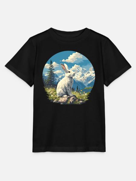 Hasen Hase - Stanley/Stella Kinder T-Shirt MINI CREATOR  - Schwarz