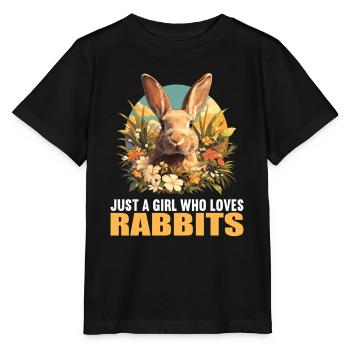 Bunny Bunny - Stanley/Stella MINI CREATOR Kids’ T-Shirt - black - Front - Mikhail (115cm)