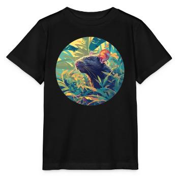Ratten Ratte - Stanley/Stella Kinder T-Shirt MINI CREATOR  - Schwarz - Vorne - Mikhail (115cm)