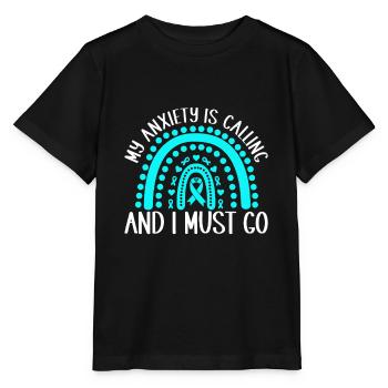 Trouble anxieux Trouble anxieux - T-shirt bio MINI CREATOR Stanley/Stella Enfant - noir - Devant - Mikhail (115cm)
