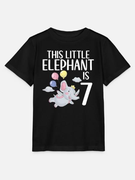 Elephant Lovers Gifts - Stanley/Stella Kinder T-Shirt MINI CREATOR  - Schwarz