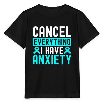 Trouble anxieux Trouble anxieux - T-shirt bio MINI CREATOR Stanley/Stella Enfant - noir - Devant - Mikhail (115cm)