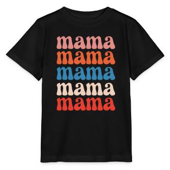 Dear mom for Mother's Day - Stanley/Stella MINI CREATOR Kids’ T-Shirt - black - Front - Mikhail (115cm)