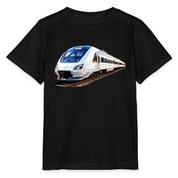 ZUG TRAIN - Stanley/Stella Kinder T-Shirt MINI CREATOR  - Schwarz - Vorne - Mikhail (115cm)