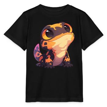 Salamanders Salamander - Stanley/Stella MINI CREATOR Kids’ T-Shirt - black - Front - Mikhail (115cm)