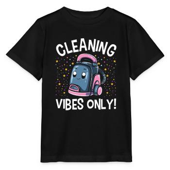 Nettoyant Lover Cleaner - T-shirt bio MINI CREATOR Stanley/Stella Enfant - noir - Devant - Mikhail (115cm)