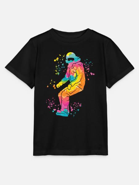 Snowboarder Snowboarding Snowboard - Stanley/Stella Kinder T-Shirt MINI CREATOR  - Schwarz