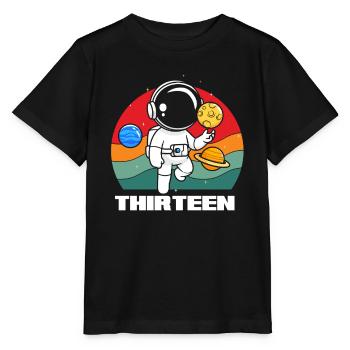 Aventures spatiales pour les jeunes de treize ans - T-shirt bio MINI CREATOR Stanley/Stella Enfant - noir - Devant - Mikhail (115cm)