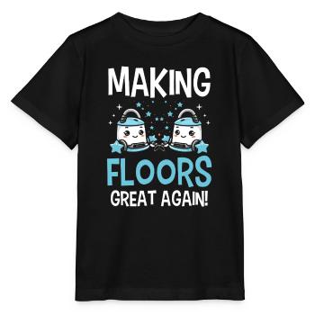 Nettoyant Lover Cleaner - T-shirt bio MINI CREATOR Stanley/Stella Enfant - noir - Devant - Mikhail (115cm)
