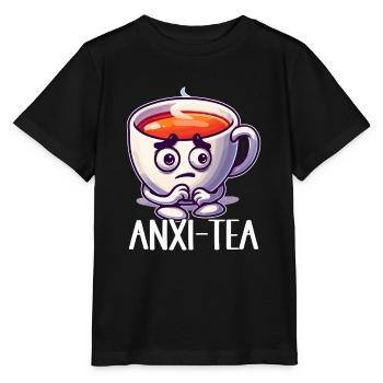 Trouble anxieux Trouble anxieux - T-shirt bio MINI CREATOR Stanley/Stella Enfant - noir - Devant - Mikhail (115cm)