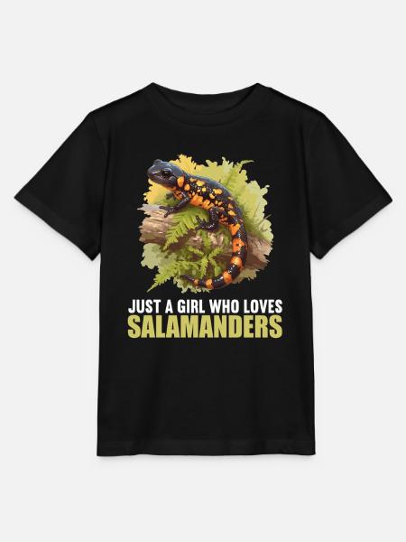 Salamanders Salamander - Stanley/Stella Kinder T-Shirt MINI CREATOR  - Schwarz