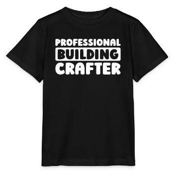 Ouvrier du bâtiment - T-shirt bio MINI CREATOR Stanley/Stella Enfant - noir - Devant - Mikhail (115cm)