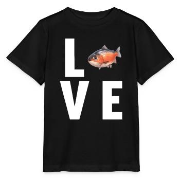 Lachse Lachs - Stanley/Stella Kinder T-Shirt MINI CREATOR  - Schwarz - Vorne - Mikhail (115cm)