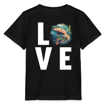 Salmon Salmon - Stanley/Stella MINI CREATOR Kids’ T-Shirt - black - Front - Mikhail (115cm)