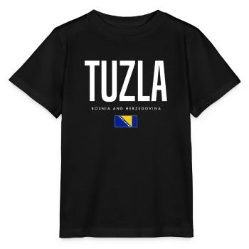 Tuzla Bosnien und Herzegowina - Stanley/Stella Kinder T-Shirt MINI CREATOR  - Schwarz - Vorne - Mikhail (115cm)
