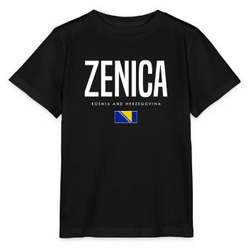 Zenica Bosnien und Herzegowina - Stanley/Stella Kinder T-Shirt MINI CREATOR  - Schwarz - Vorne - Mikhail (115cm)