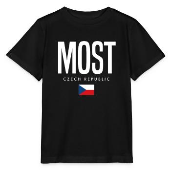 La plupart République tchèque - T-shirt bio MINI CREATOR Stanley/Stella Enfant - noir - Devant - Mikhail (115cm)