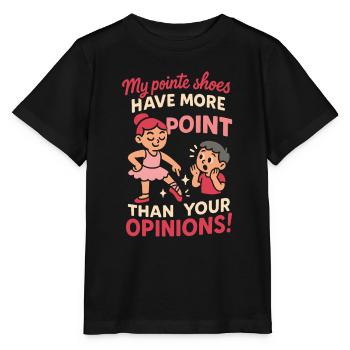 Ballett Liebende Ballettschuhe und Meinungen - Stanley/Stella Kinder T-Shirt MINI CREATOR  - Schwarz - Vorne - Mikhail (115cm)
