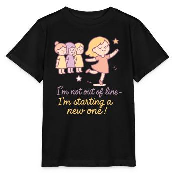 Ballet Love Real Girl Real Ballet - Stanley/Stella MINI CREATOR Kids’ T-Shirt - black - Front - Mikhail (115cm)