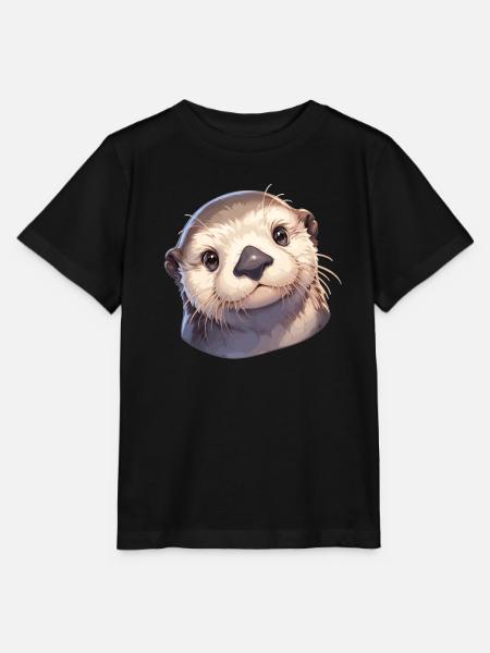 Seeotter - Stanley/Stella Kinder T-Shirt MINI CREATOR - Schwarz