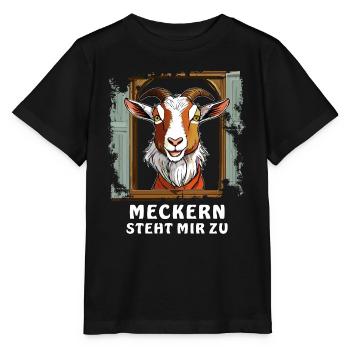 GOAT WINDOW SE PLAINDRE EST MON DROIT - T-shirt bio MINI CREATOR Stanley/Stella Enfant - noir - Devant - Mikhail (115cm)