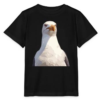 Mouettes Mouette - T-shirt bio MINI CREATOR Stanley/Stella Enfant - noir - Devant - Mikhail (115cm)
