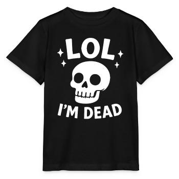 Lol, ich bin tot - Stanley/Stella Kinder T-Shirt MINI CREATOR  - Schwarz - Vorne - Mikhail (115cm)