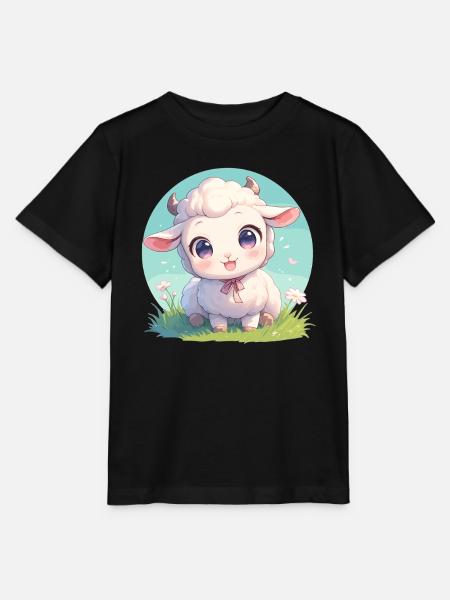 Schafe Schaf - Stanley/Stella Kinder T-Shirt MINI CREATOR - Schwarz