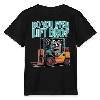 Gabelstapler Hebst du überhaupt Bro - Stanley/Stella Kinder T-Shirt MINI CREATOR  - Schwarz - Vorne - Mikhail (115cm)