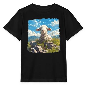 Sheep Sheep - Stanley/Stella MINI CREATOR Kids’ T-Shirt - black - Front - Mikhail (115cm)