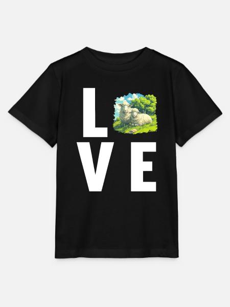 Schafe Schaf - Stanley/Stella Kinder T-Shirt MINI CREATOR  - Schwarz