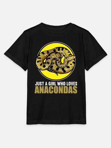 Anakondas Anakonda - Stanley/Stella Kinder T-Shirt MINI CREATOR - Schwarz