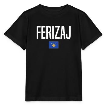Ferizaj, Kosovo - T-shirt bio MINI CREATOR Stanley/Stella Enfant - noir - Devant - Mikhail (115cm)
