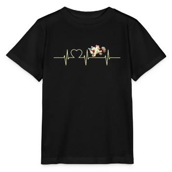 Poisson-grenouille Anglerfisch - T-shirt bio MINI CREATOR Stanley/Stella Enfant - noir - Devant - Mikhail (115cm)