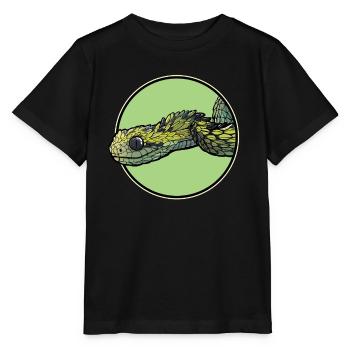 Vipères de brousse Vipère de brousse - T-shirt bio MINI CREATOR Stanley/Stella Enfant - noir - Devant - Mikhail (115cm)
