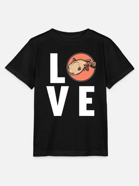 Kugelfische Kugelfisch - Stanley/Stella Kinder T-Shirt MINI CREATOR - Schwarz