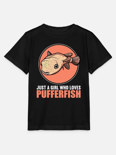 Kugelfische Kugelfisch - Stanley/Stella Kinder T-Shirt MINI CREATOR - Schwarz